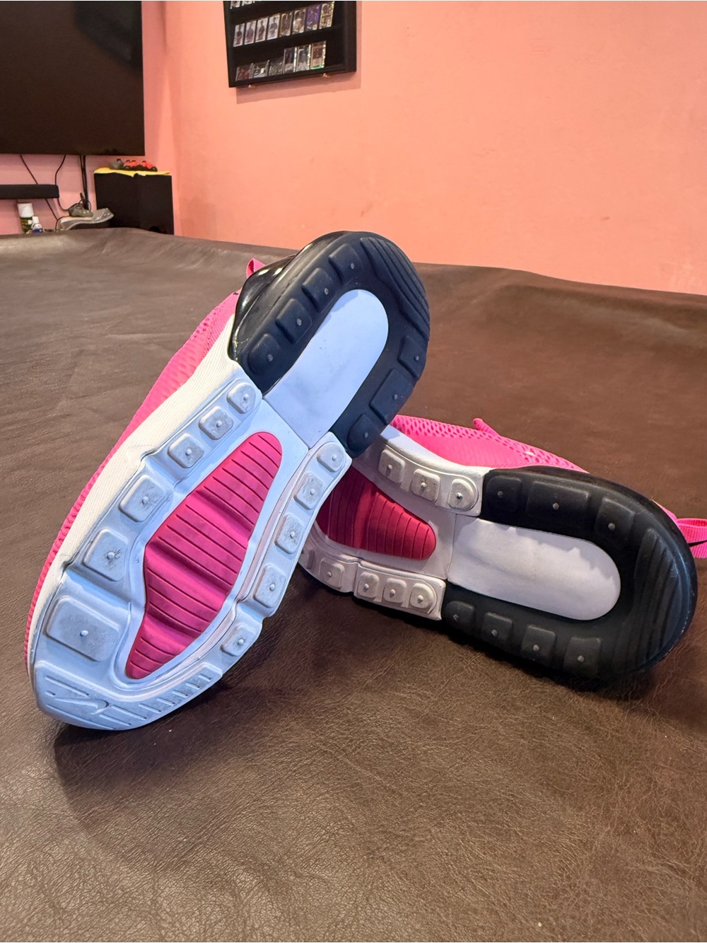 Nike Air Max 270 Hot Pink Black/White Sneaker - Picture 6 of 6